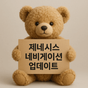 제네시스 네비게이션 업데이트