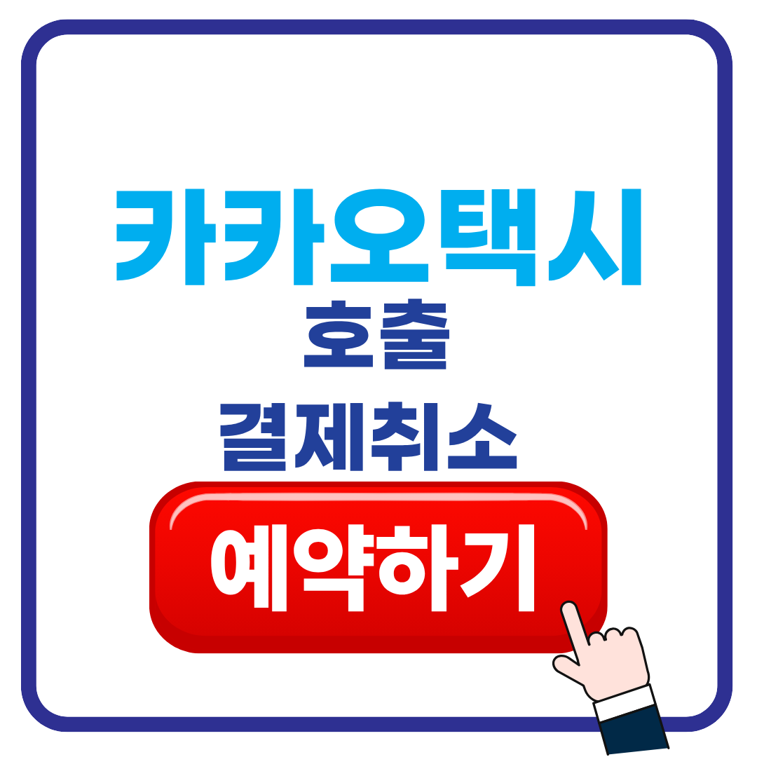 카카오택시 예약바로가기
